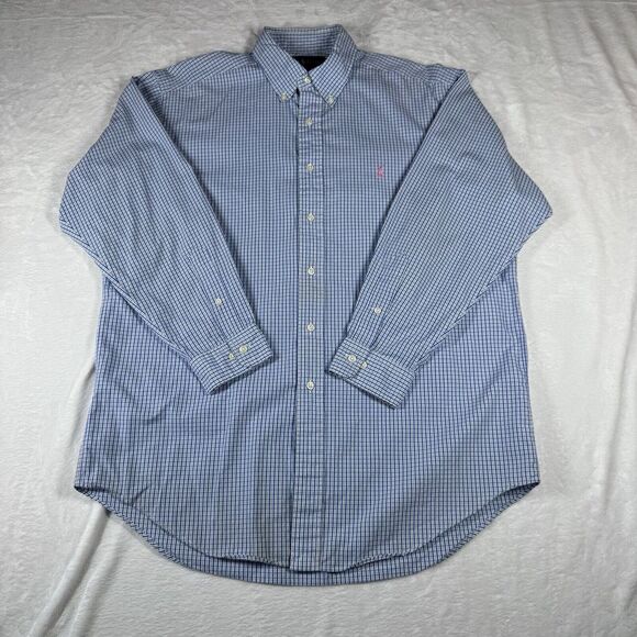 Ralph Lauren Other - Ralph Lauren Shirt Mens 16 32/33 Classic Fit Button‎ Blue Gingham Long Sleeve